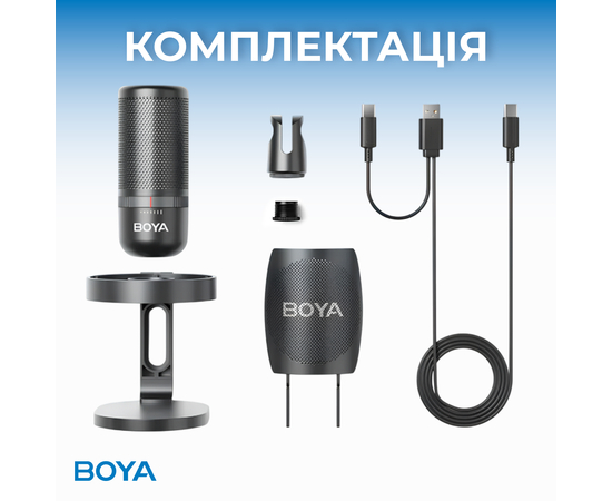 Микрофон BOYA K3-02 RGB Black