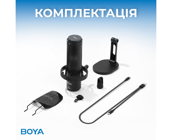 Мікрофон BOYA K9 RGB Black