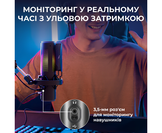 Мікрофон BOYA K9 RGB Black