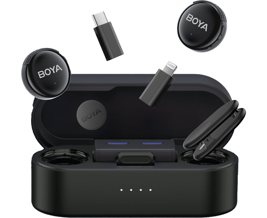 Беспроводной микрофон BOYA LINK 3-01 Type-C/TRS/Lightning Black - 161065 за 0 грн. | 4Club