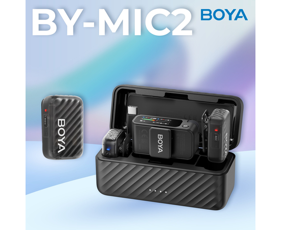 Радіосистема для смартфона / ПК / камери BOYA MIC 2-02