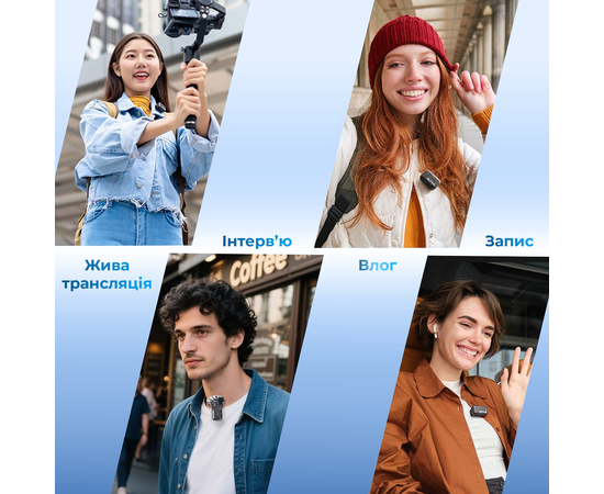 Радиосистема для смартфона / ПК / камеры BOYA MIC 2-01