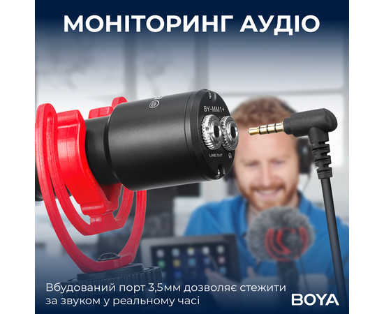 Мікрофон Boya BY-MM1+
