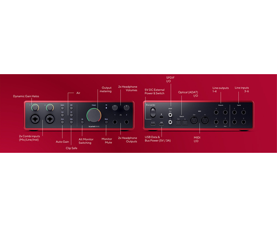 Аудиоинтерфейс FOCUSRITE Scarlett 16i16 4th Gen