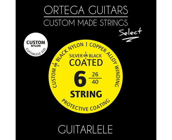 Струни для гіталеле Ortega GTLS Custom Nylon Coated Select - 161376 за 324 грн. | 4Club