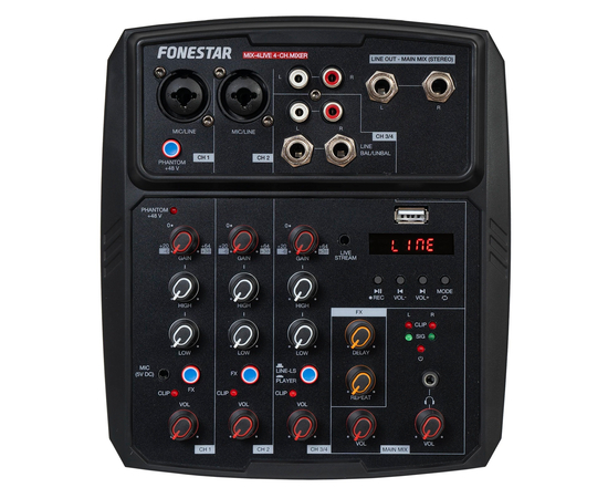 Микшерный пульт Fonestar MIX-4LIVE - 161583 за 6222 грн. | 4Club