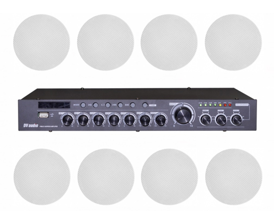 Комплект звука DV audio DMA2408CMG6W для помещения до 240 м.кв - 161721 за 21312 грн. | 4Club