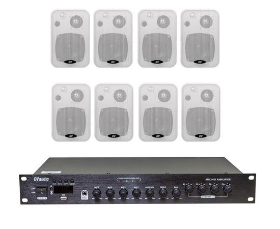 Комплект звука DV audio LA1008CON1W для помещения до 160 м.кв - 161655 за 17538 грн. | 4Club