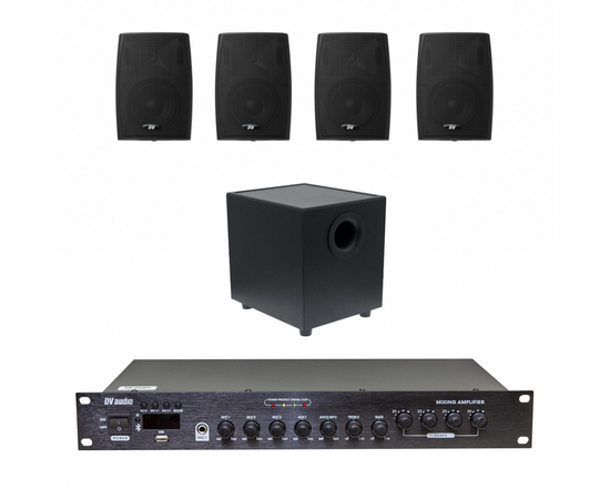 Комплект звука DV audio LA120SUB8Т4PB42TB для помещения до 120 м.кв - 161643 за 22866 грн. | 4Club