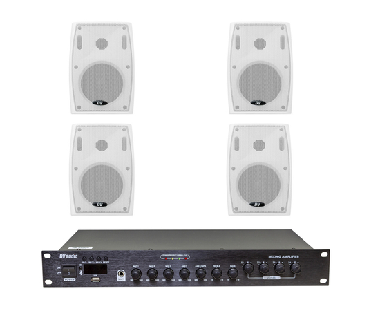 Комплект звука DV audio LA804PB4W для помещения до 120 м.кв - 161664 за 14430 грн. | 4Club