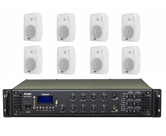 Комплект звука DV audio MA1808PB6W для помещения до 320 м.кв - 161717 за 41736 грн. | 4Club