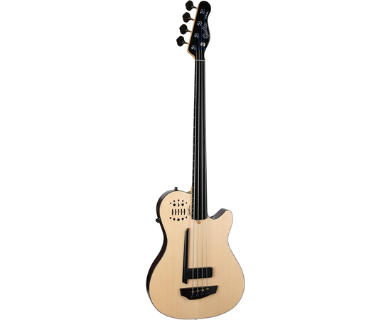 Безладовая полуакустическая бас-гитара Godin A4 Ultra Natural Fretless A/E (050796)