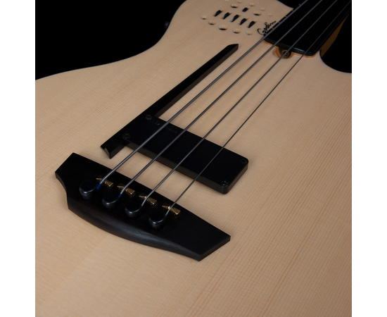 Безладовая полуакустическая бас-гитара Godin A4 Ultra Natural Fretless A/E (050796)