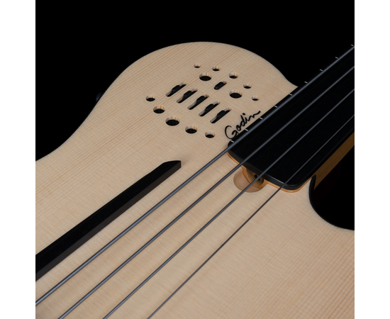Безладовая полуакустическая бас-гитара Godin A4 Ultra Natural Fretless A/E (050796)