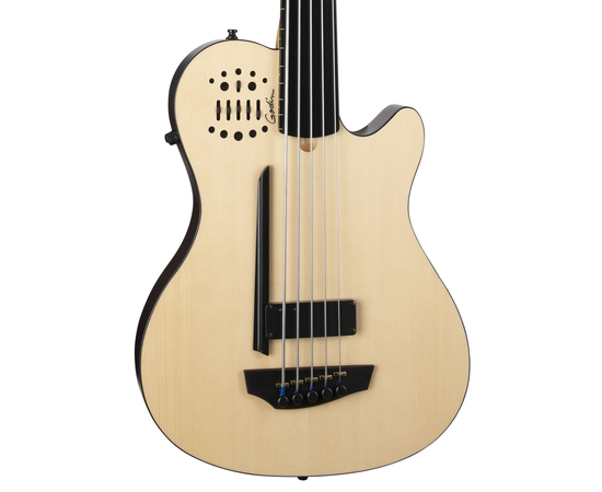5-струнная безладовая полуакустическая бас-гитара Godin A5 Ultra Natural Fretless A/E (050789)