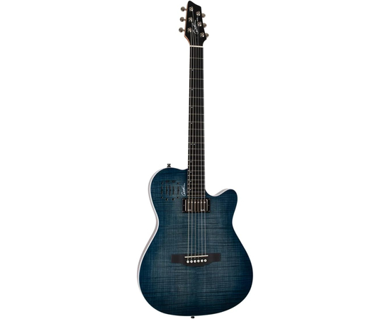 Гибридная (электро- / акустическая) гитара Godin A6 Ultra Denim Blue Flame (047963)