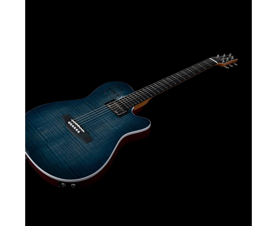 Гибридная (электро- / акустическая) гитара Godin A6 Ultra Denim Blue Flame (047963)