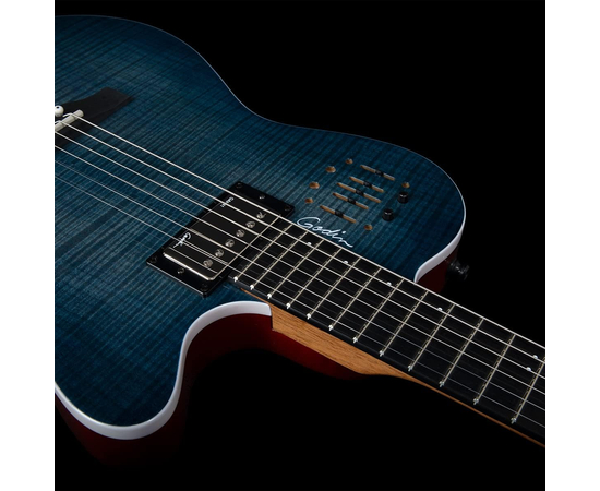 Гибридная (электро- / акустическая) гитара Godin A6 Ultra Denim Blue Flame (047963)