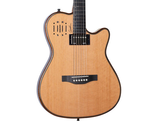 Гибридная (электро- / акустическая) гитара Godin A6 Ultra Dlx Nat (053438)