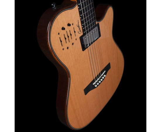 Гибридная (электро- / акустическая) гитара Godin A6 Ultra Dlx Nat (053438)