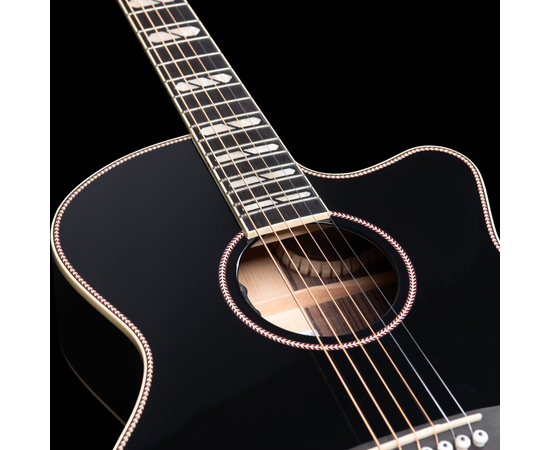 Электроакустическая гитара Godin Connaisseur MJ Blk RW (053353)
